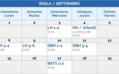 Consulta las reuniones de padres y madres